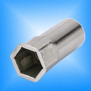 Ridurre l'estremità chiusa del corpo esagonale interno testa esagonale