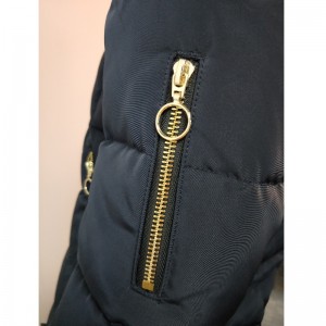 GIACCA PUFFER BLU COLLETTO ALTO RLMPC0003