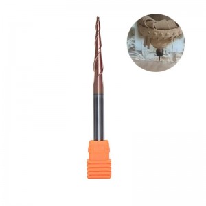 Fresa a sfera conica conica da 1/4 \