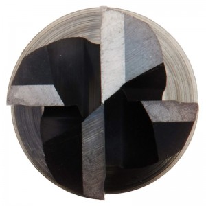 Fresa in metallo duro integrale, rivestimento AlTiN, 4 scanalature, diametro 1/4 \