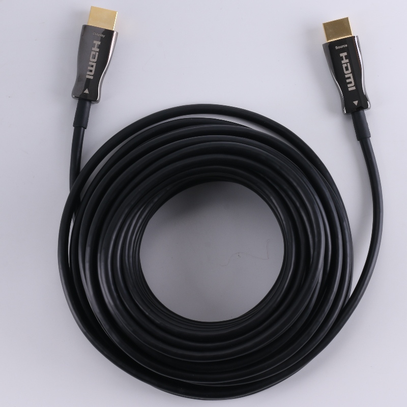Funzione ARC Fibra HDMI CABLE (Trasmissione fibra ottica), Ibrido optoelettronico; Metal Shell, 4K