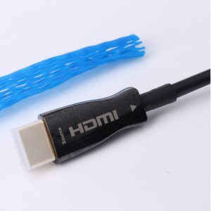 Funzione ARC Fibra HDMI CABLE (Trasmissione fibra ottica), Ibrido optoelettronico; Metal Shell, 4K