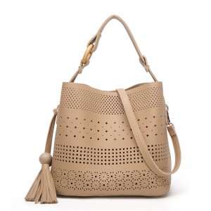 HD0827 - Borsa a tracolla in pelle PU scavata all'ingrosso per lo shopping delle donne