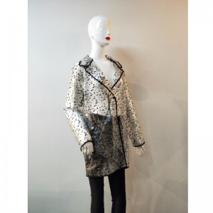 GIACCA IN TPU DOT NERO DONNA RLWTJ0002