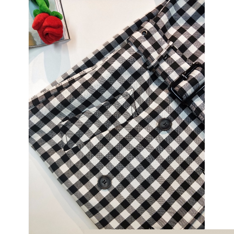 GIACCA LONGLINE CHECK DA DONNA RLWJ0006