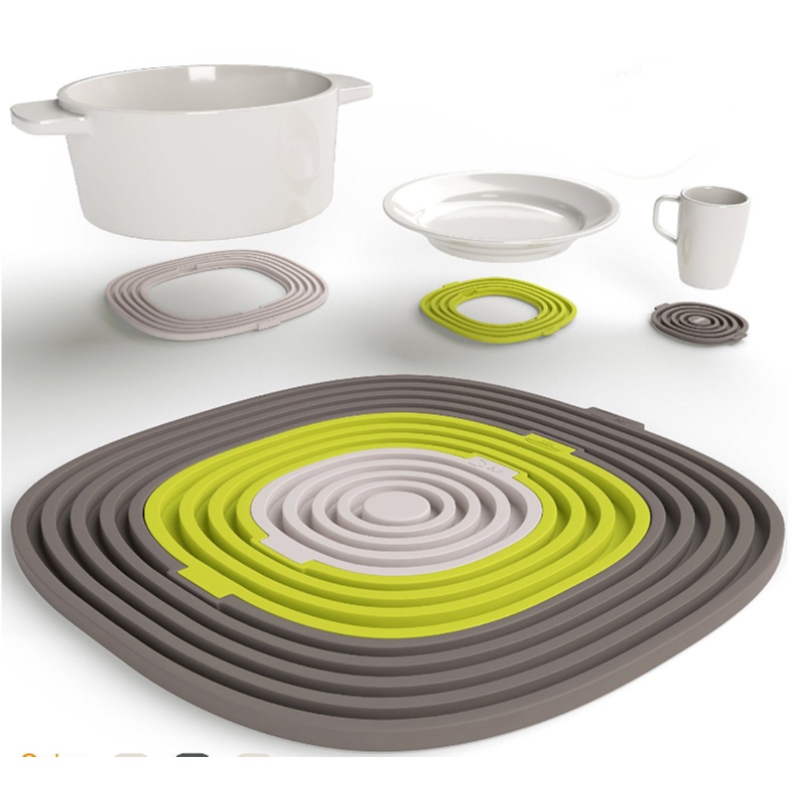 Set di tre pezzi di cuscinetto isolante in silicone