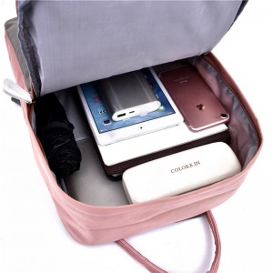 HD0827 - Zaino scuola in tela impermeabile personalizzabile per bambini