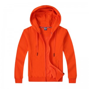 # 8027-Giacca leggera con cappuccio Uni color Light-Zip