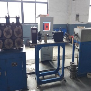 Sistema di prova a correnti parassite in linea per filo di acciaio per molle ECH7002