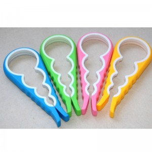 Apribottiglie multifunzionale in silicone cavatappi quattro in uno apribottiglie di sicurezza domestica apribottiglie antiscivolo e apribottiglie