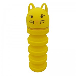 Astuccio per penne in silicone con cerniera personalizzata