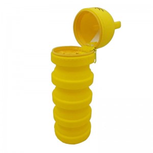 Astuccio per penne in silicone con cerniera personalizzata