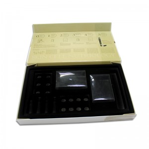 Confezione regalo tipo libro personalizzato per imballaggi cosmetici