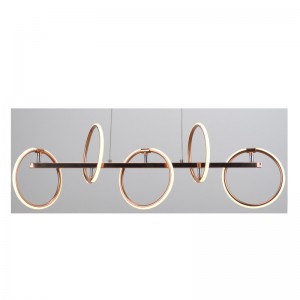 Lampada a sospensione con striscia LED rotonda e funzione di regolazione