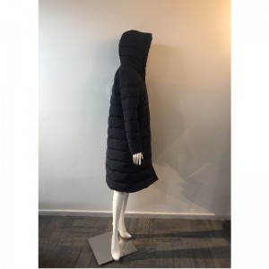 CAPPOTTO LONGLINE NERO DONNA RLWPC0056