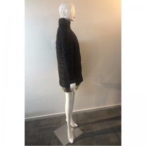 CAPPOTTO ALTO COLLETTO DA DONNA NERO RLWPC0062