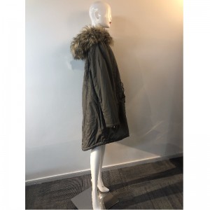 CAPPOTTO IMBOTTITO GRIGIO SCURO DONNA RLWPC0071