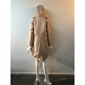 PARKA DA CASCATA DONNA CON FODERA BORG IN ROSA RLWPC0075