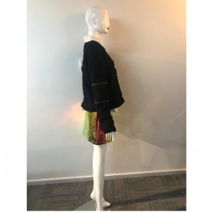 CAPPOTTO COLLARLESS NERO DONNA RLWPC0080