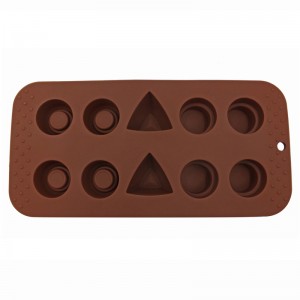 10 cavità Stampi in silicone per stampi per cioccolato