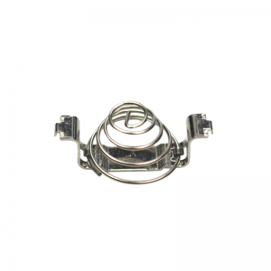 Telecomando nichelato metallo molla aa batteria metallo molla