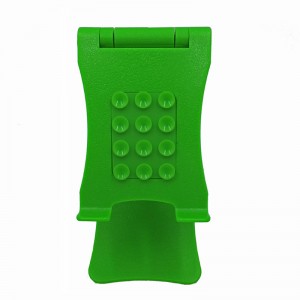 Supporto per telefono pieghevole in silicone regolabile verde