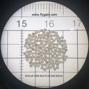 Magnete micro smco permanente personalizzato eccellente per terre rare