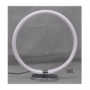 Lampada da tavolo a LED con tubo tondo acrilico