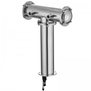 Torre per birra a forma di T con acciaio senza stinchi