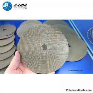 ZLION ZL-123E Placche diamantate per lucidatura diamantate da 7 \