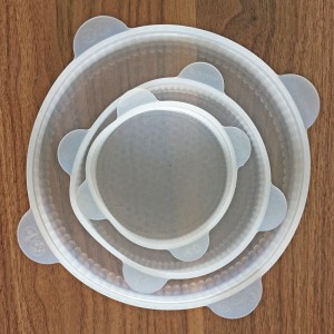 Food Grade Set of 3 Reuble Lids Bowl Silicone Seal Covers