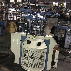 macchina per maglieria circolare senza cuciture di piccole dimensioni