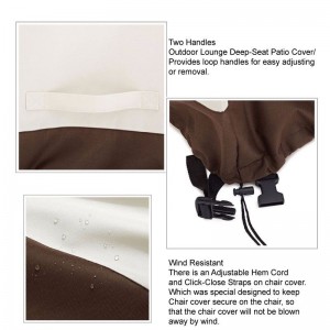 Fodera per sedia da esterno