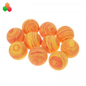 Palla in schiuma eva di alta qualità di nuovo prodotto con stampa su misura palline in schiuma eva morbida per campi da golf \/ massaggi \/ parco giochi per bambini