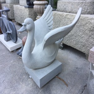 Giraffa Swan Fish Sculture in pietra e sculture Opera d'arte pura naturale