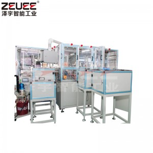 Macchina automatica per l'assemblaggio del cambio di accessori hardware per porte e finestre