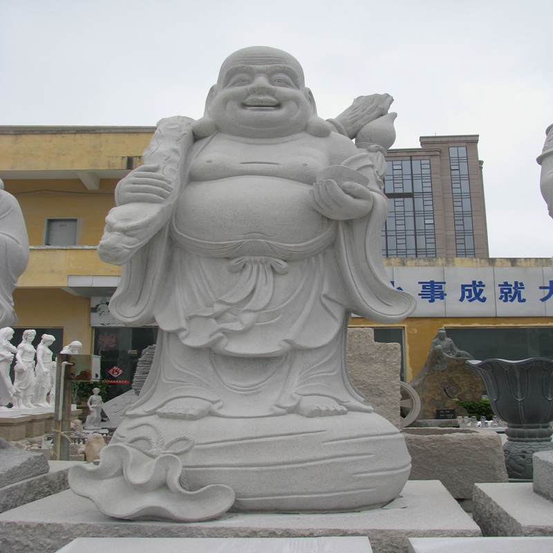 Sculture e sculture in pietra di grandi dimensioni Statue e templi buddisti naturali puri lavorati a mano