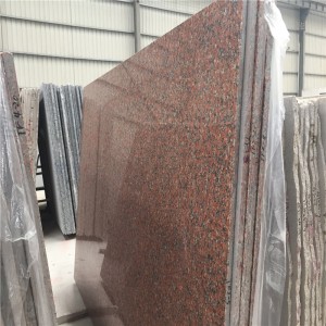Lastre di granito rosso acero G562
