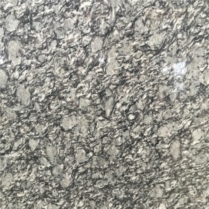 Spruzzare la lastra di granito bianco a onde marine