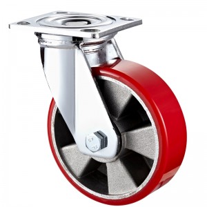 Heavy Duty: alloggiamento cromato con ruota in TPE nero7