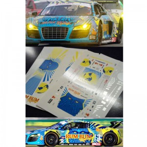 decalcomania scivolo modello di auto