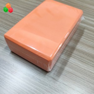 Rifornimento della fabbrica blocchi di memoria di alta qualità eva in rilievo logo OEM yoga esercizio blocco eco stampa schiuma per allenamento sanitario