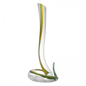 Decanter \/ Flagon 1200ml \/ 40oz 900031 del vino rosso unico unico del produttore di vetro fatto a mano all'ingrosso