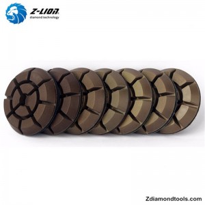 Tamponi per lucidare da appoggio in cemento resina bagnata ZL-16K