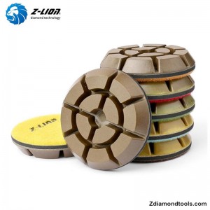 Tamponi per lucidare da appoggio in cemento resina bagnata ZL-16K