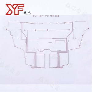 Interruttore linea di stampa conduttiva in pasta d'argento PET