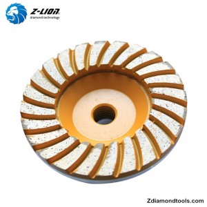 Mola diamantata ZL-21 da 4 pollici per pietra, rettifica in cemento