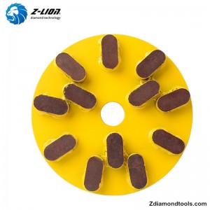 Disco abrasivo a tazza diamantata in resina ZL-16MS per lucidatura marmo, granito