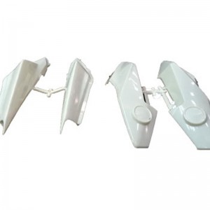 Piastra di rivestimento sinistra e destra per moto