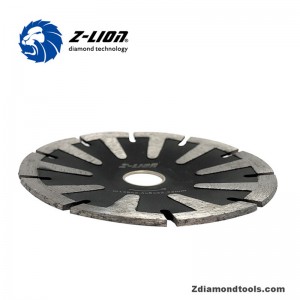 ZL-HB04 Lama in granito convesso a segmenti a T per pietra artificiale